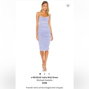 X Revolve India midi dress - Michael Costello. Size S
